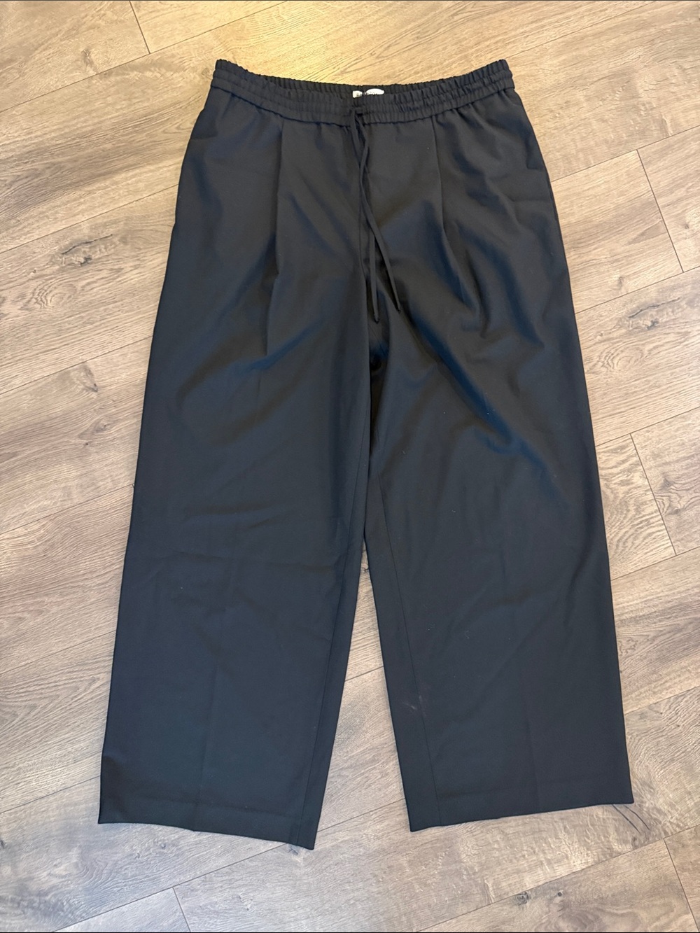 Aritzia Babaton Leroy Pant Black Trousers Size L NWT